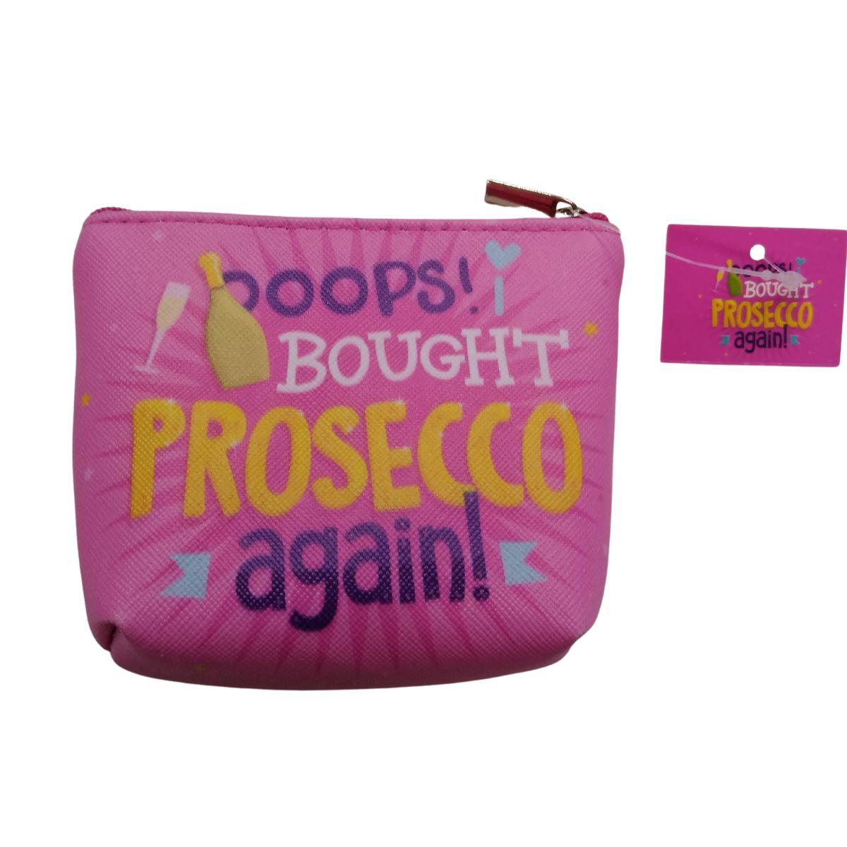 Portamonete con cerniera prosecco