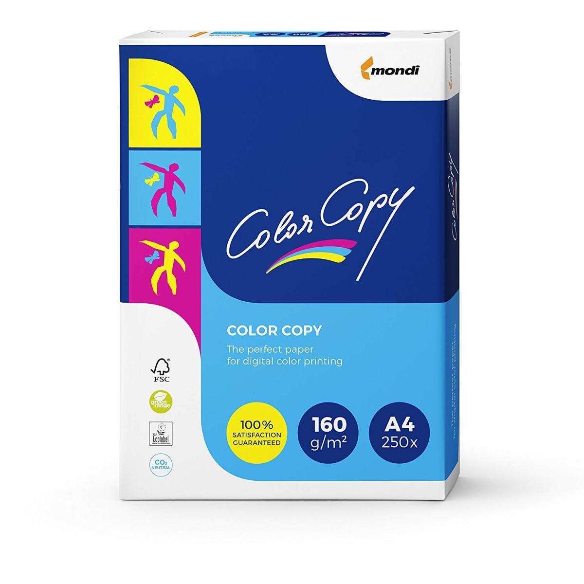 Carta color copy 160g a4 250f