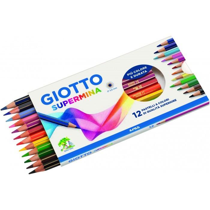 Giotto supermina 12 pastelli fila