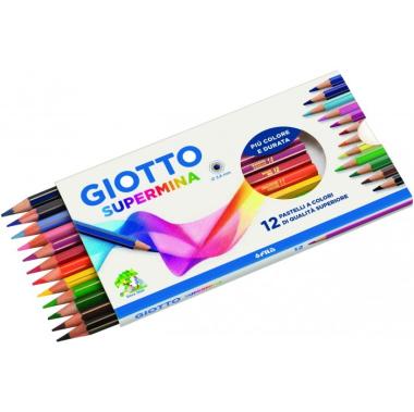 Giotto supermina 12 pastelli fila