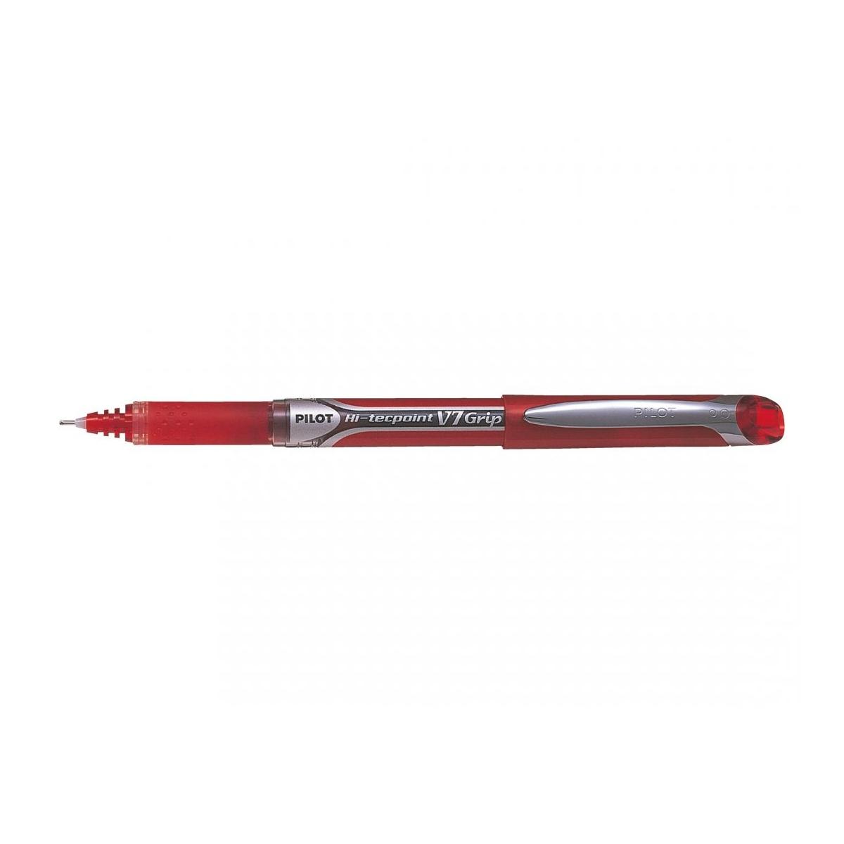Penna pilot hi-tecpoint v7 grip rosso
