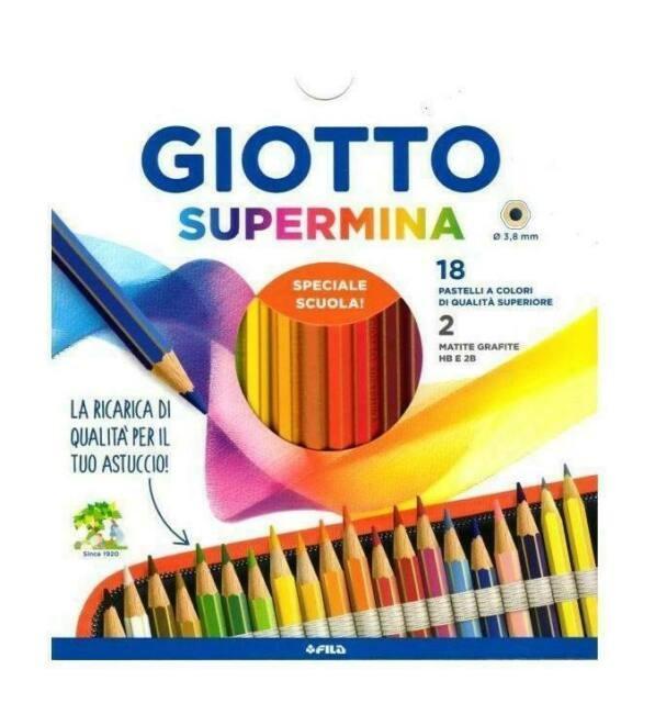 Giotto supermina da 18pz + 2 matite lyra