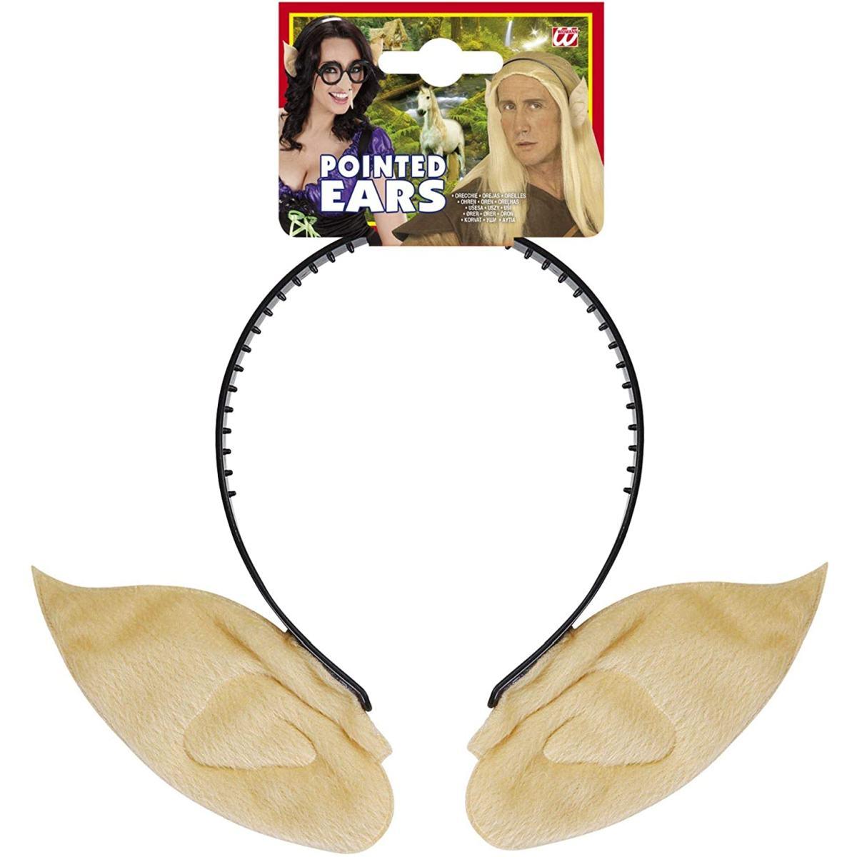 Cerchietto orecchie appuntite color carne