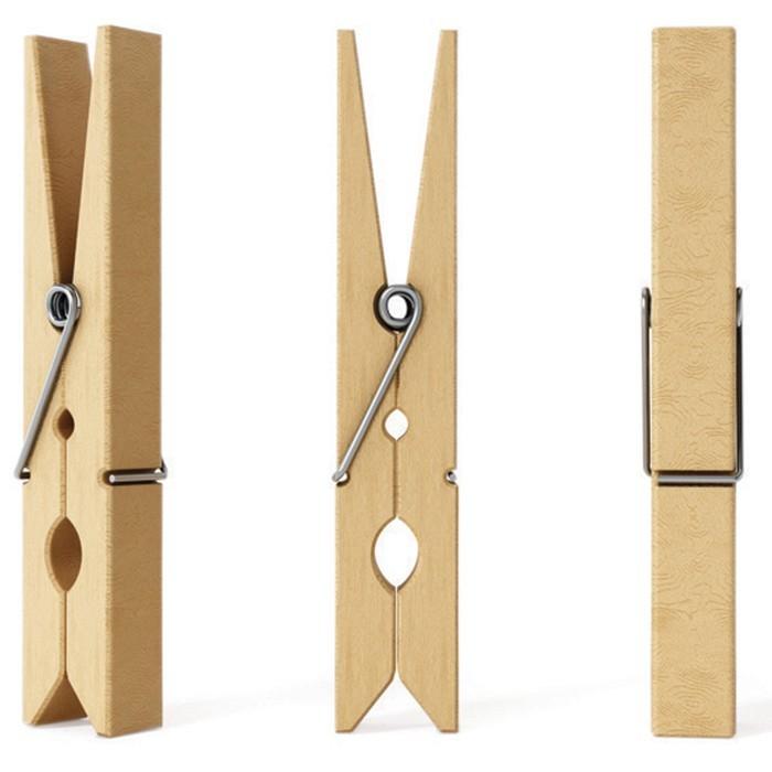 Deco mollette in legno 47x7 50pz