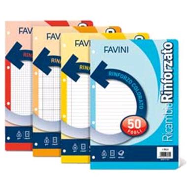 Ricambio rinforzato maxi 80gr. 10mm 50ff favini