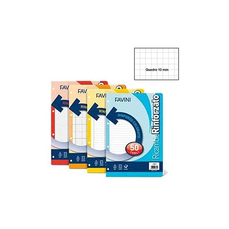 Ricambio rinforzato trasparente a4 40fg 10mm