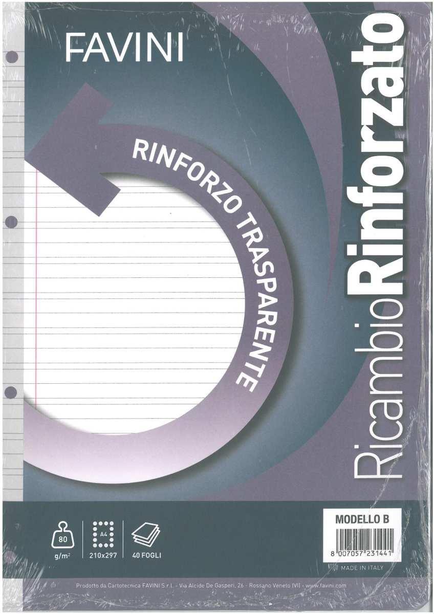 Ricambio rinforzato a4 b favini