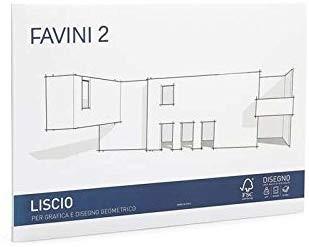 Blocco favini 24x33 liscio 110gr. 20ff