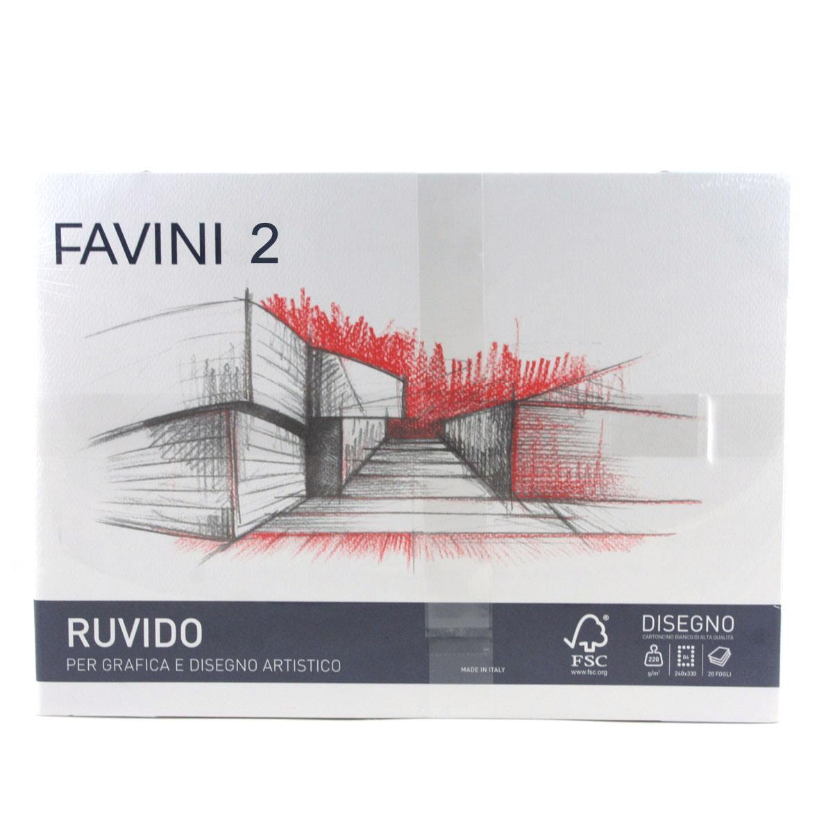 Blocco favini 24x33 ruvido 20ff 110gr