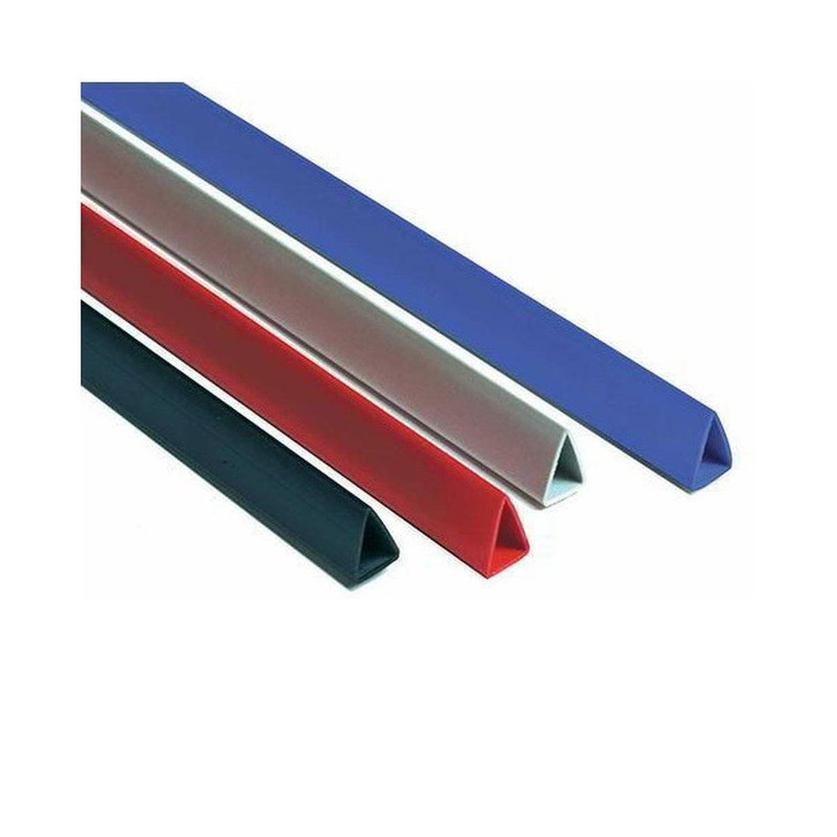 Dorsini plastica 15mm lebez nero 50 pz