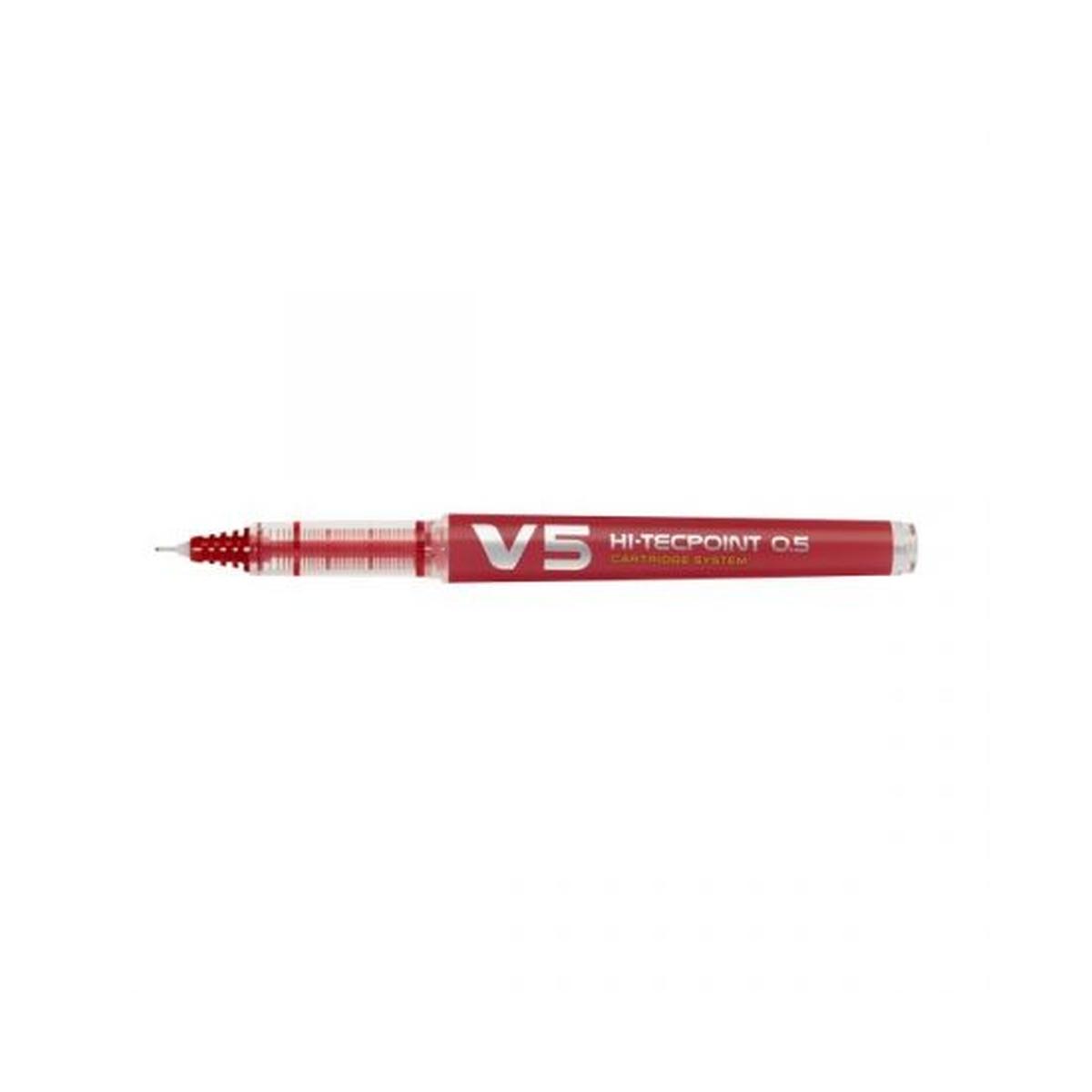 Penna pilot v5 hi-tecpoint 0,5 rosso
