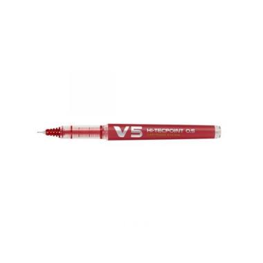 Penna pilot v5 hi-tecpoint 0,5 rosso