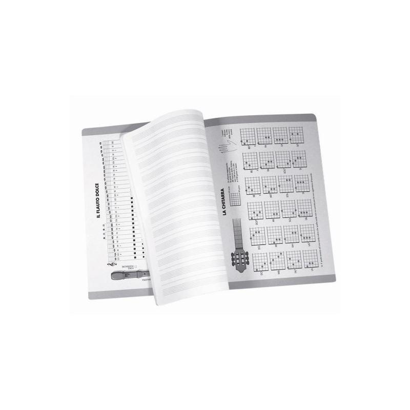 Maxi quaderno a4 musica