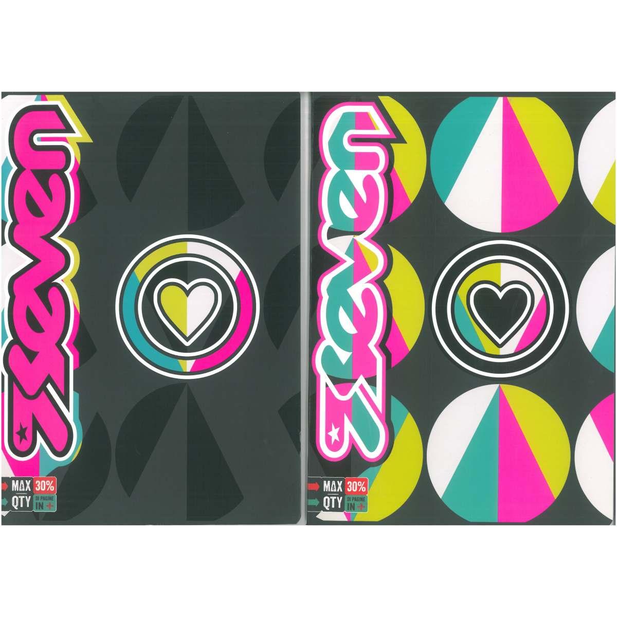 Maxi quaderno seven girl rigo 5mm