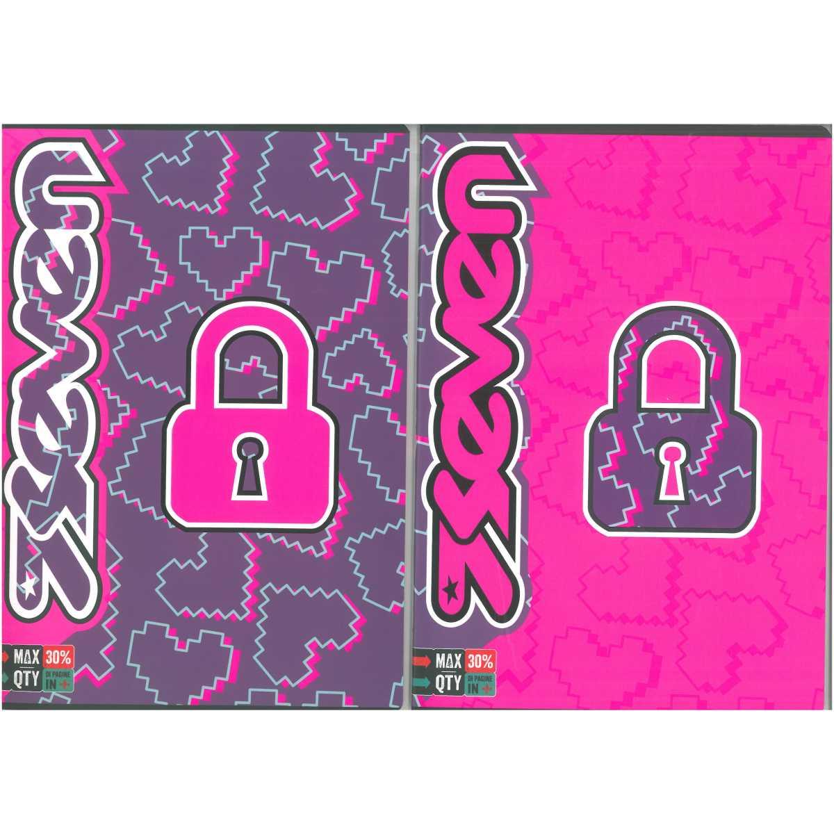 Maxi quaderno seven girl rigo 5mm