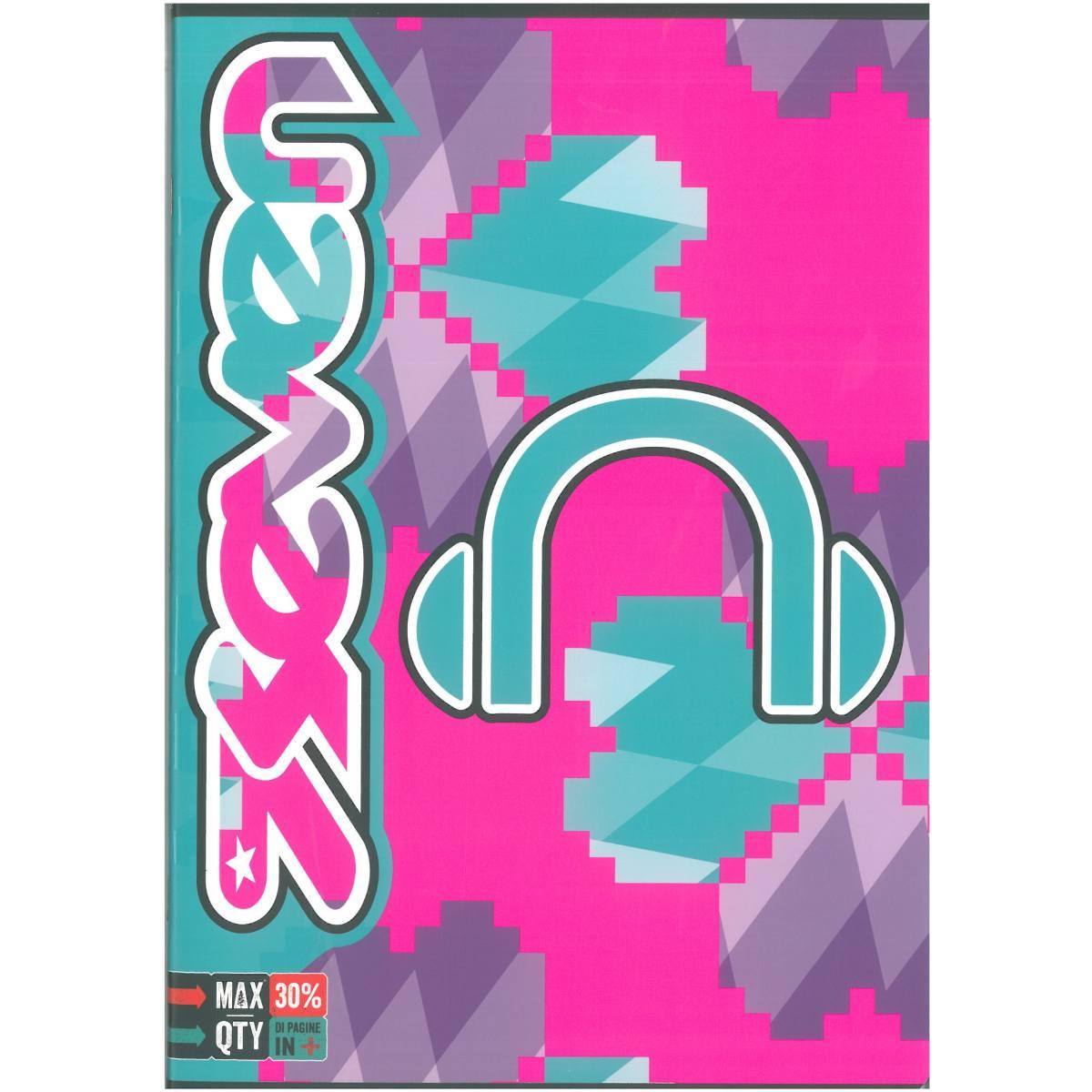 Maxi quaderno seven girl rigo 5mm