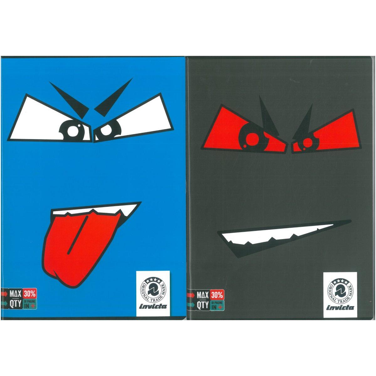 Maxi quaderno invicta face boy/girl rigo 1r