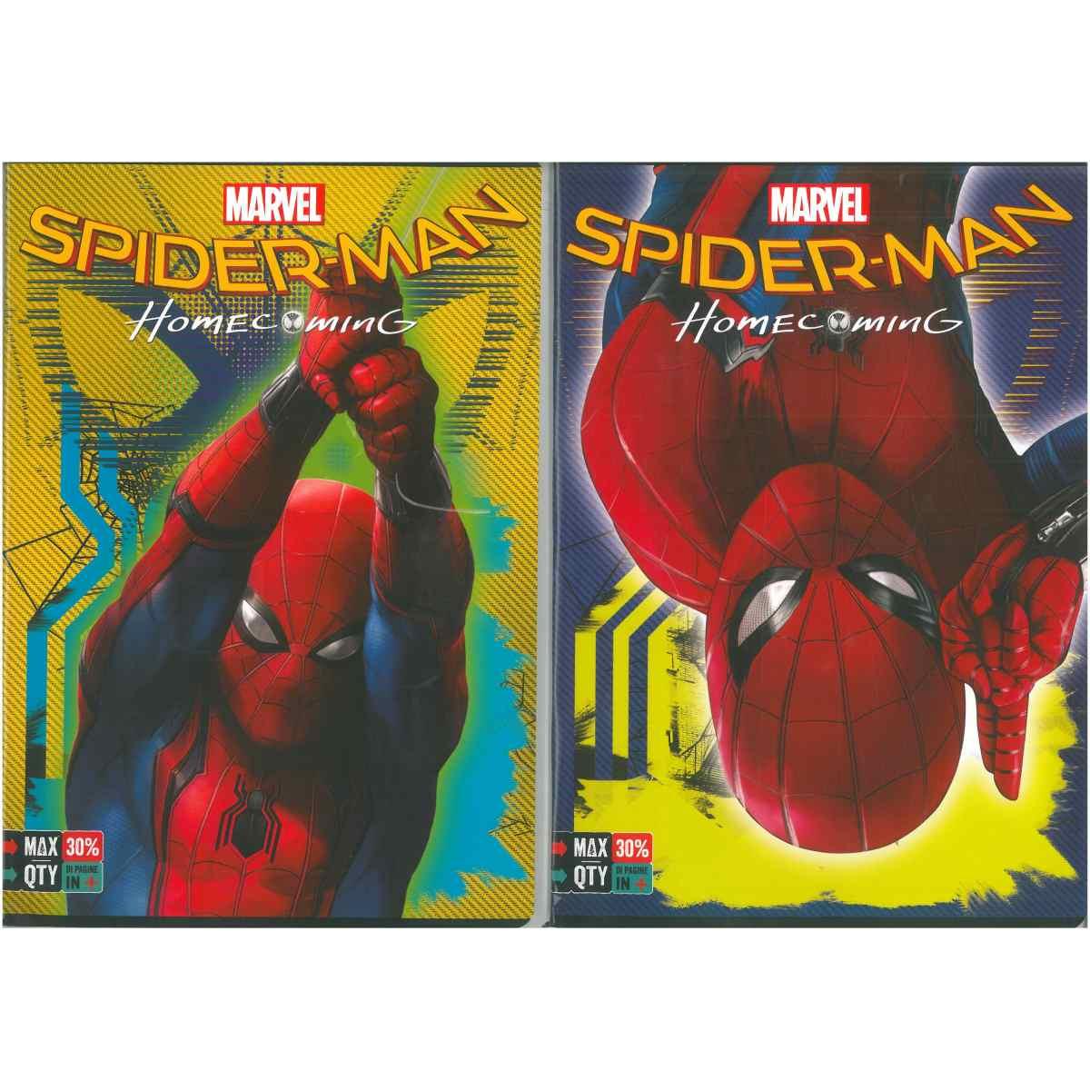 Maxi quaderno spiderman rigo c