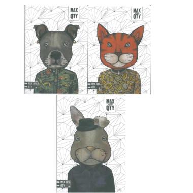 Maxi quaderno in ppl color style rigo c