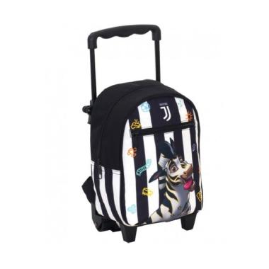 Trolley small black e white juventus