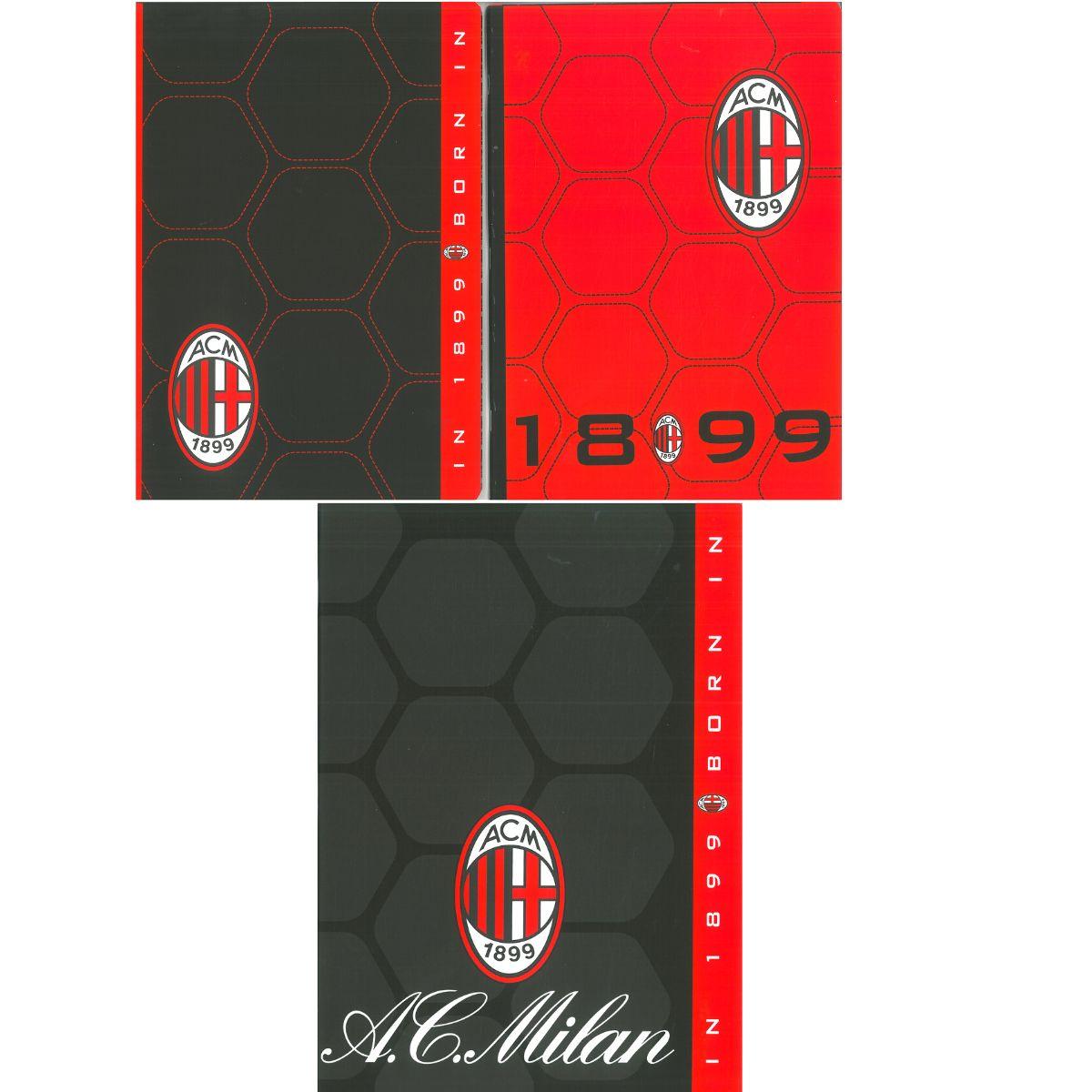 Maxi quaderno milan rigo a