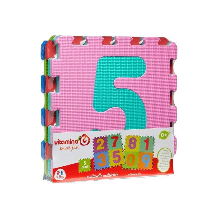 Mattonelle puzzle numeri 5pz