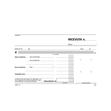 Ricevute condominio 50f 2 copie