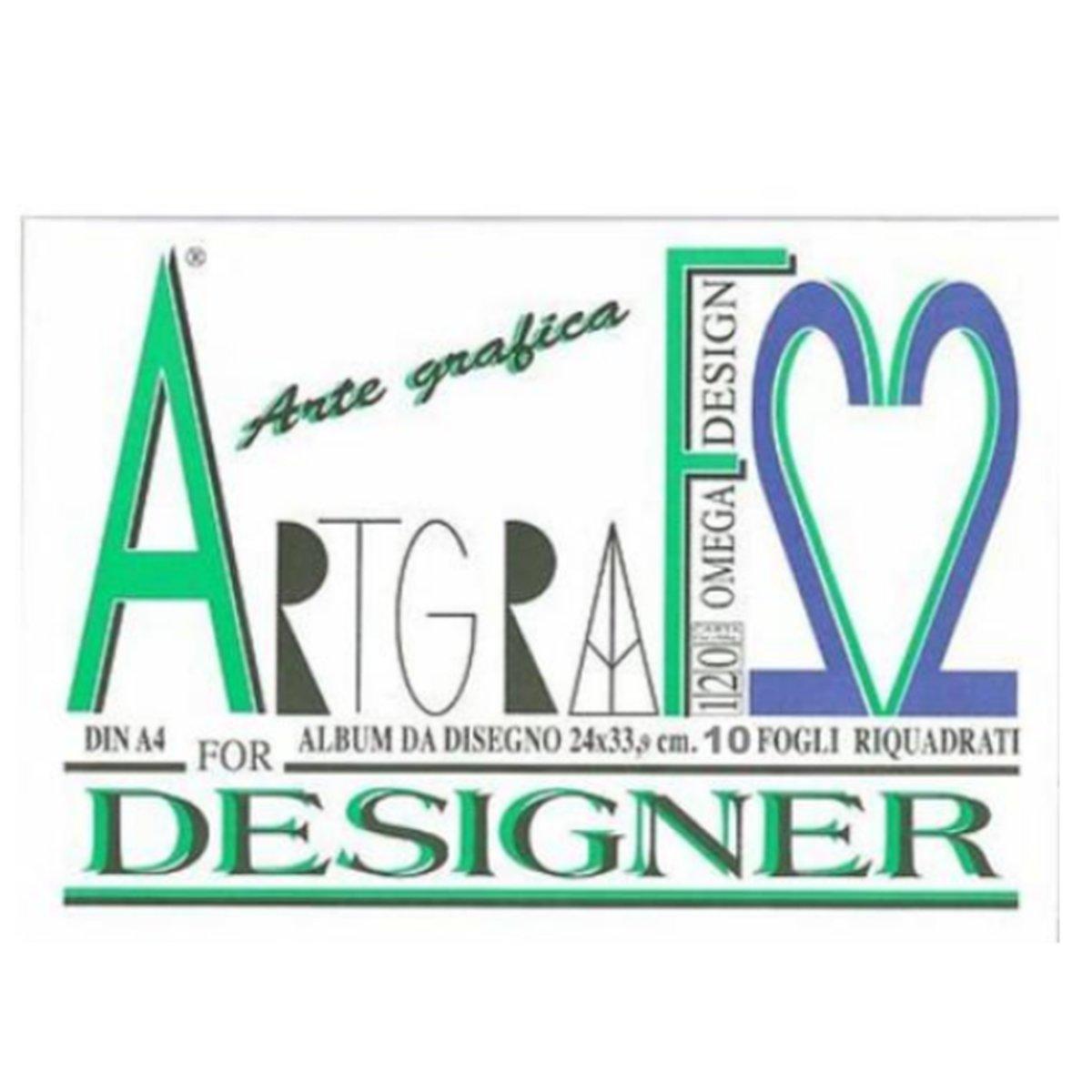Artgraf album  f2 24x33 riquadrato 120gr 10 fogli