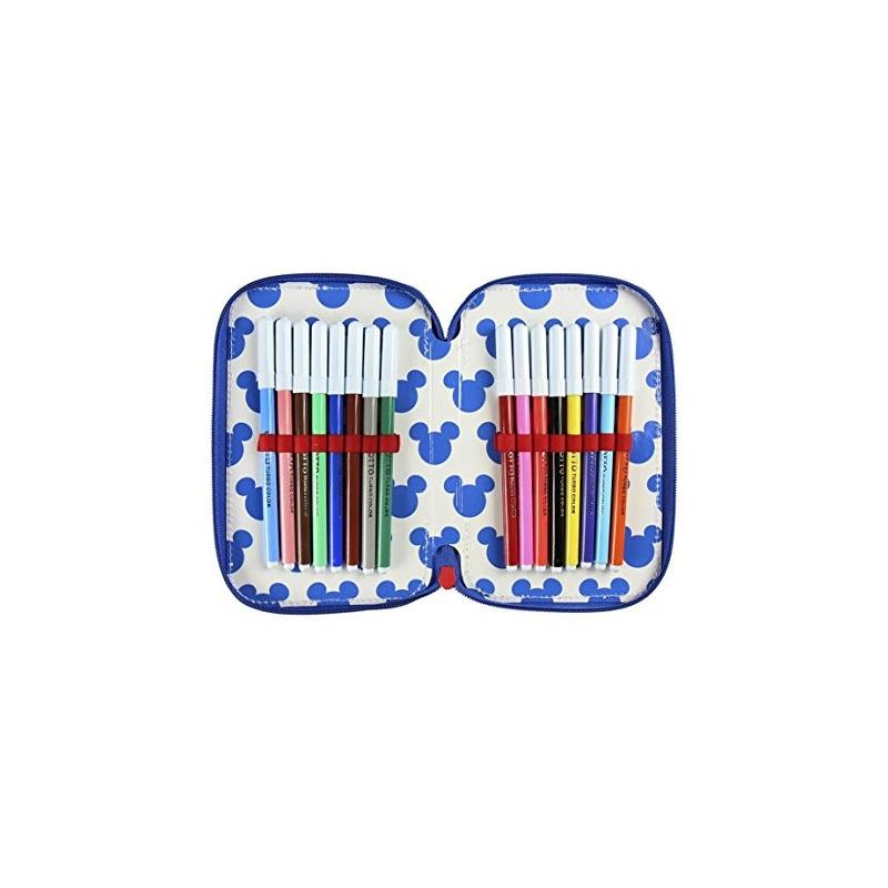 Astuccio 3zip topolino 18+17 colori