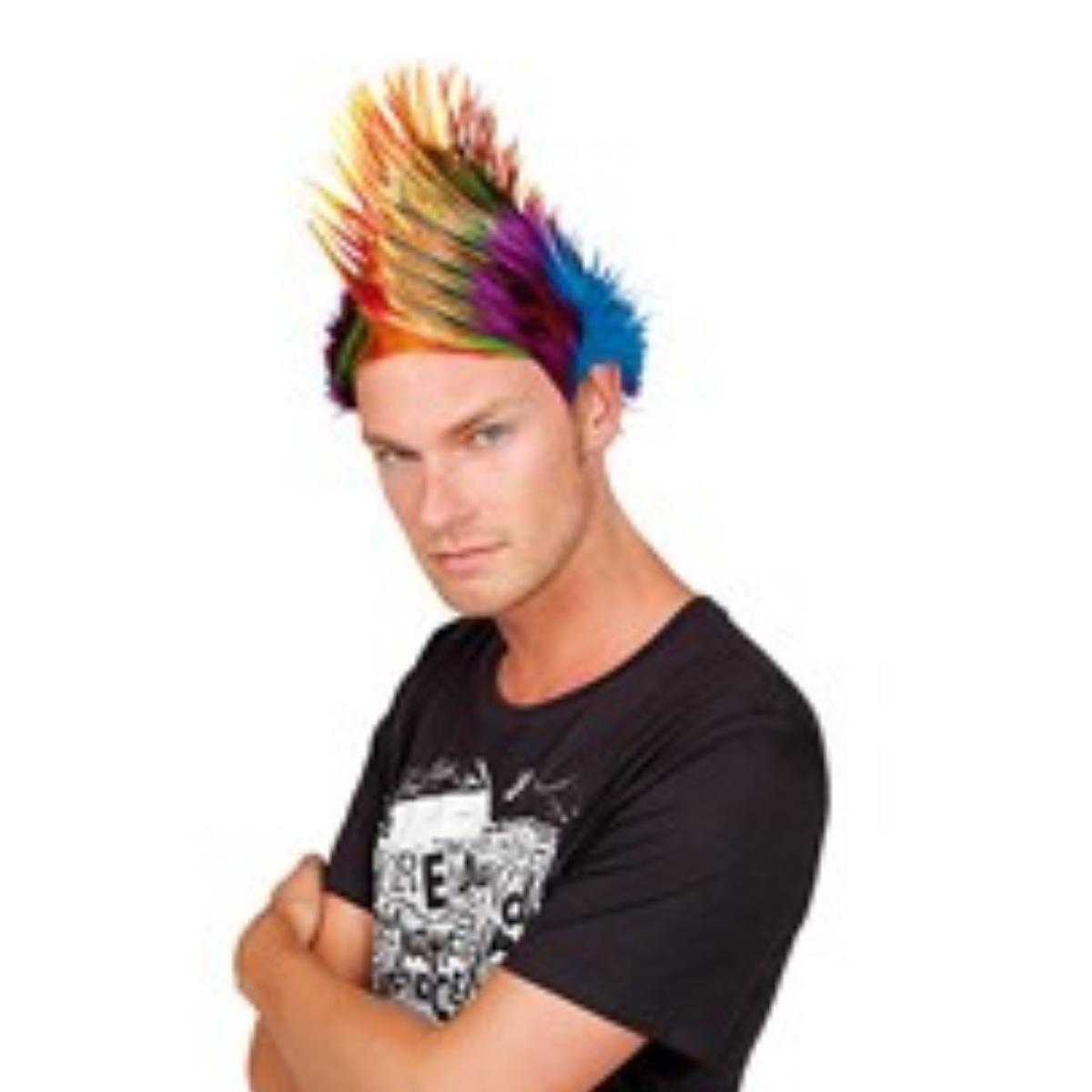 Parrucca cresta multicolor