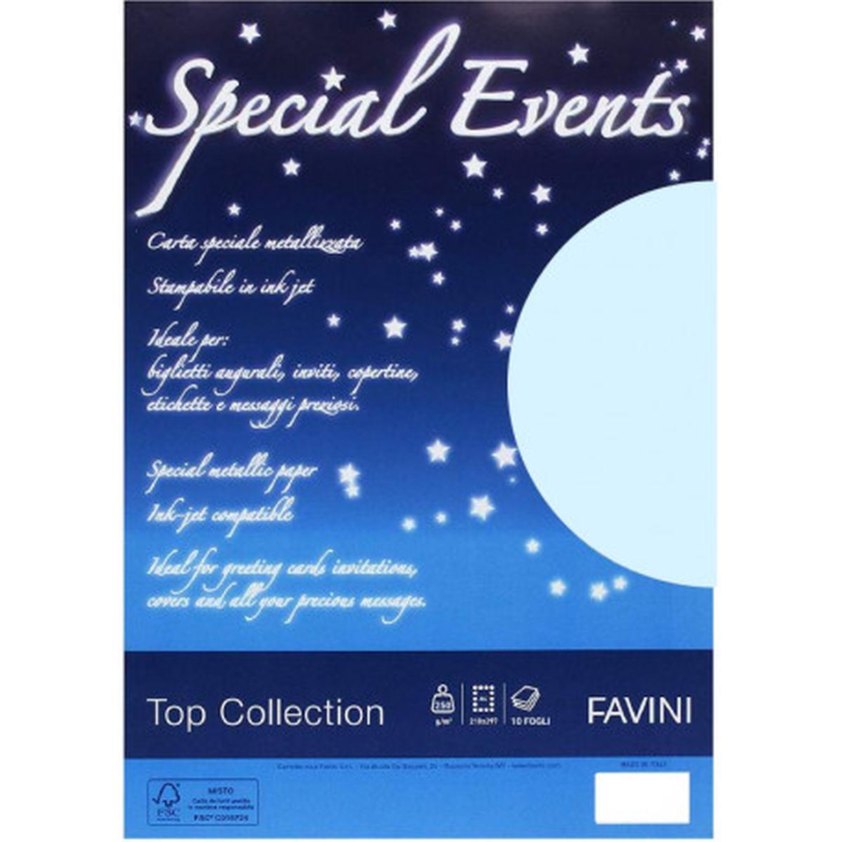 10 fogli a4 linea special events 250gr azure 02