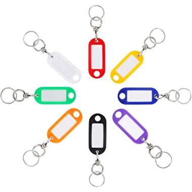 Targhetta portachiavi con anello