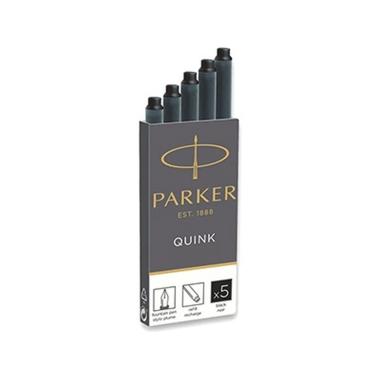Refil per stilografica parker nero conf da 5 pezzi