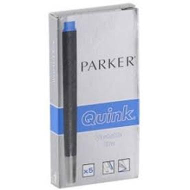 Refil per stilografica parker blu conf. da 5 pezzi