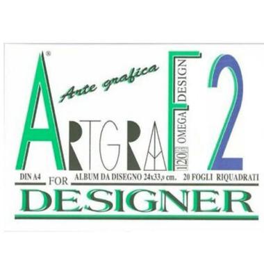 Artgraf album riquadrato f2 24x33 fg 20 120gr/mq