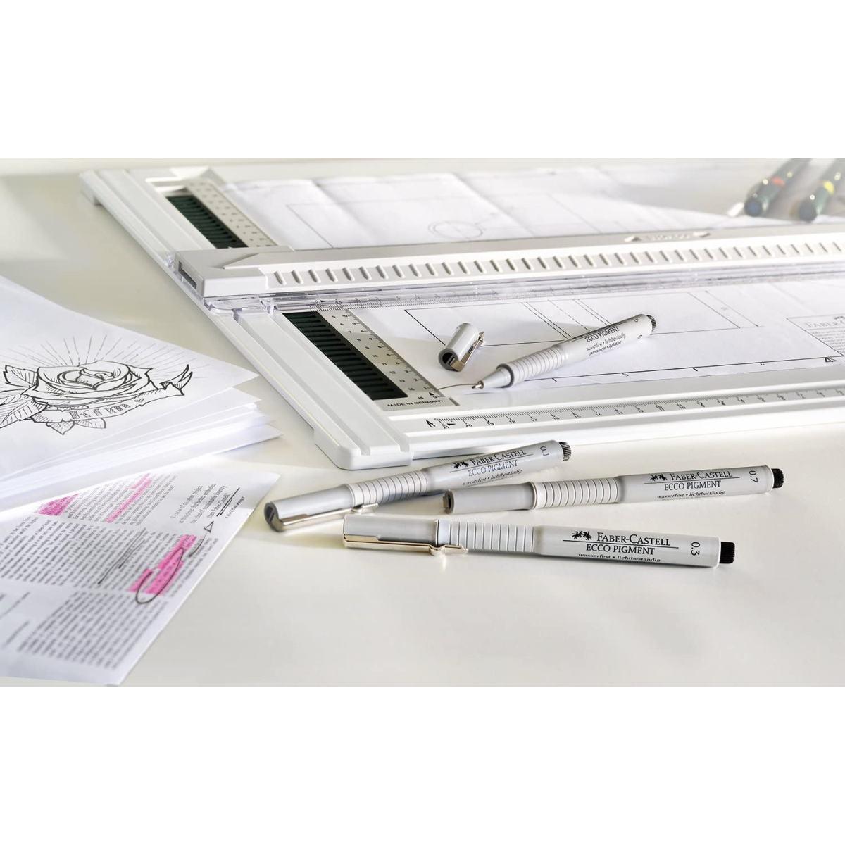 Penna ecco-pigment 0,8 faber-castell