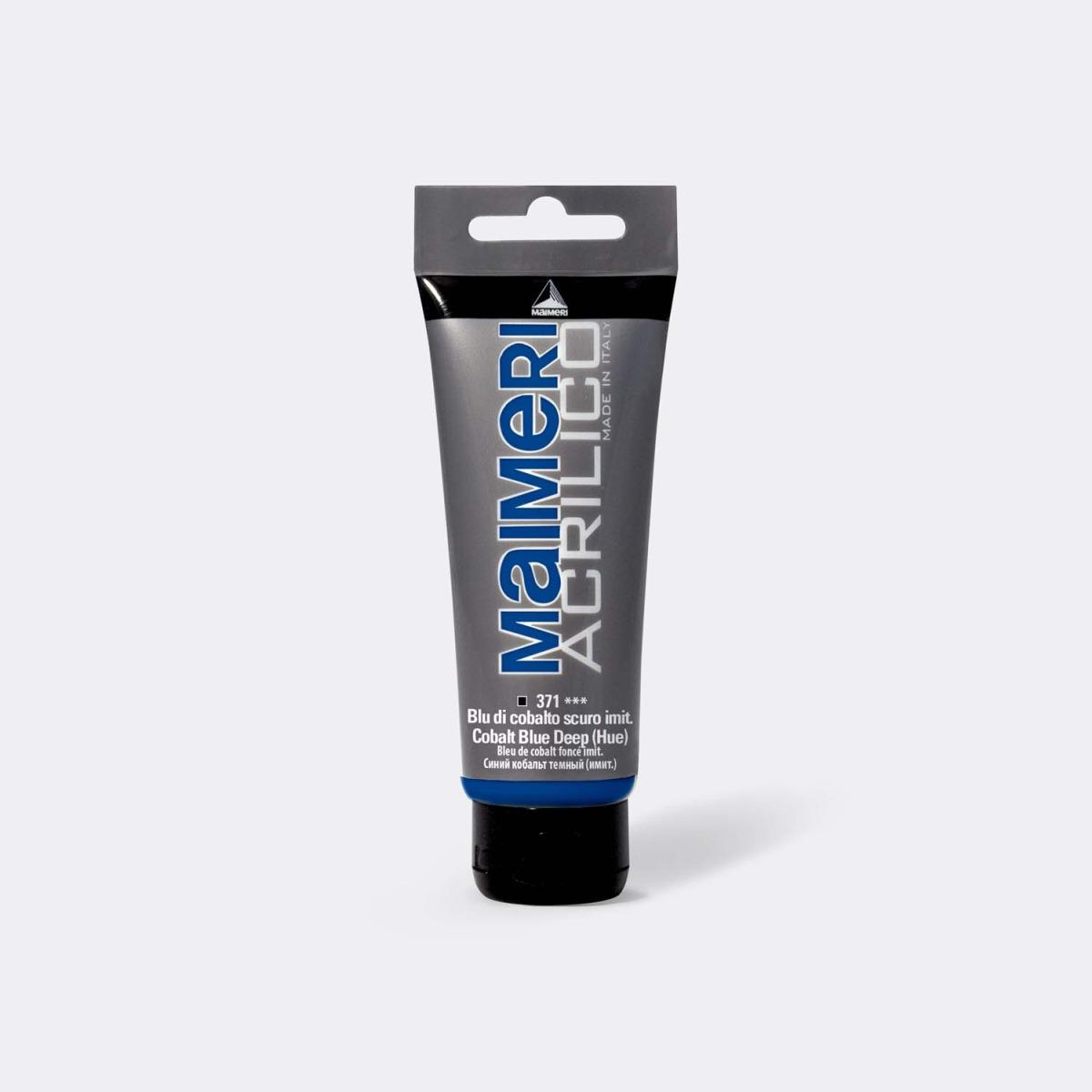 Maimeri acrilico 75ml blu di cobalto scuro imit. 371