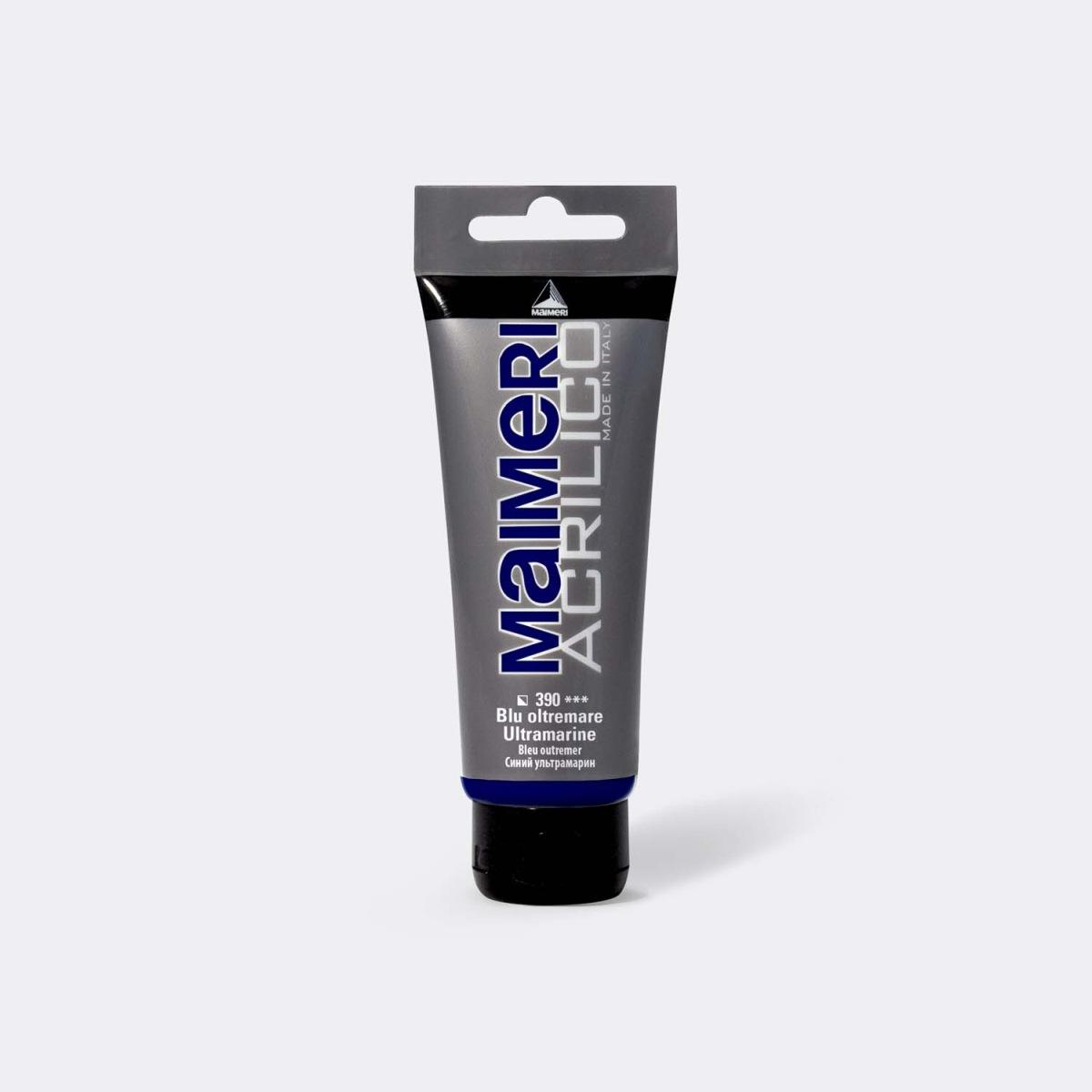 Maimeri acrilico 75ml blu oltremare 390