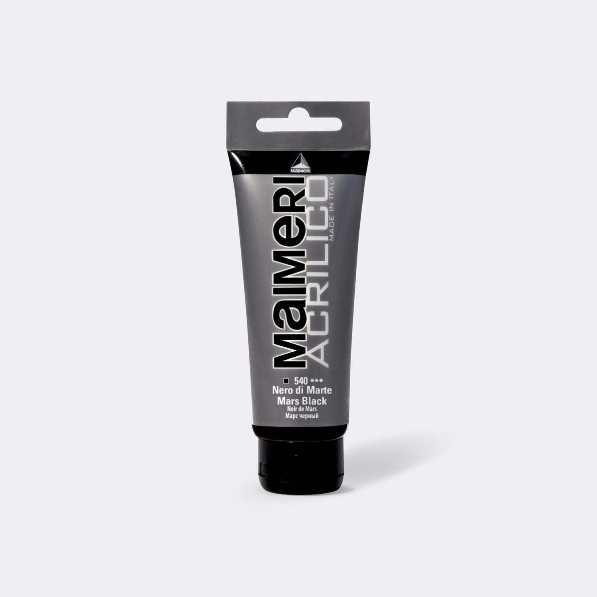 Maimeri acrilico 75ml nero di marte 540