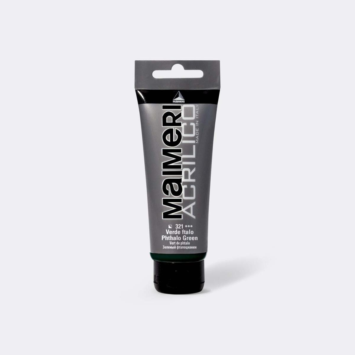 Maimeri acrilico 75ml verde ftalo 321
