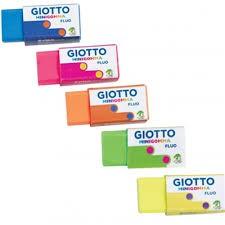 Giotto minigomma assortita in colori fluo