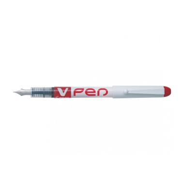 Pilot v pen penna stilografica rossa