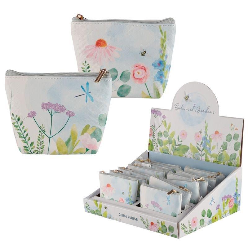 Portamonete con cerniera in pvc giardino botanico