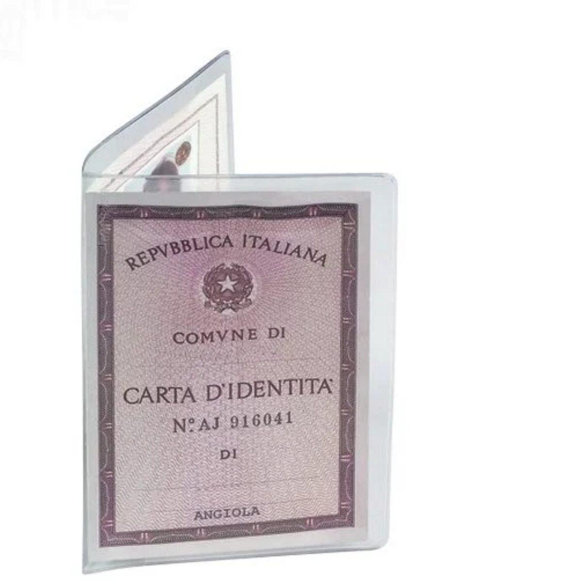 Porta carta d'identita cristal