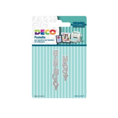 FUSTELLA PER FUSTELLATRICE "LA LITTLE" HAPPY BIRTHDAY 05