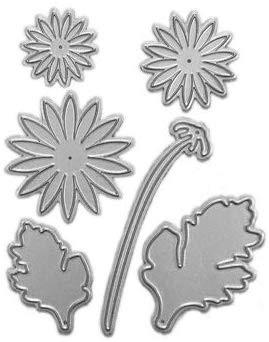 FUSTELLA PER FUSTELLATRICE "LA LITTLE" FIORI E FOGLIE -14