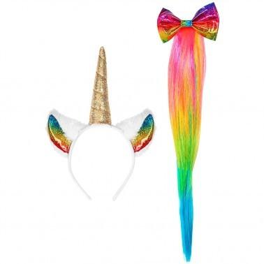 Unicorno (copricapo e coda)