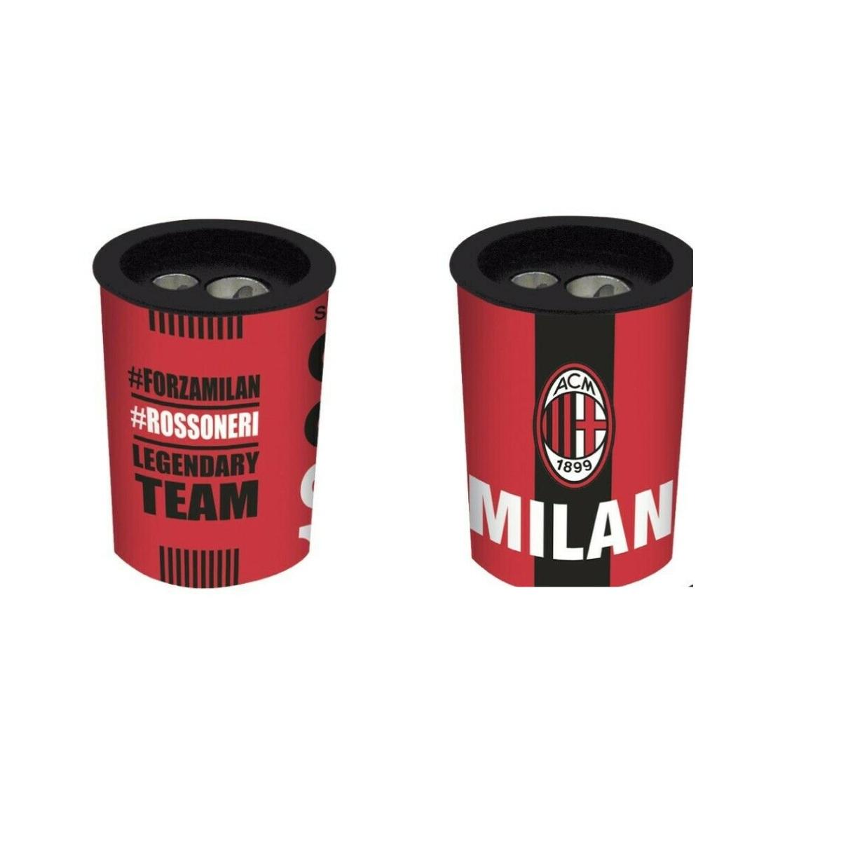 Temperino due foriin metallo ac milan