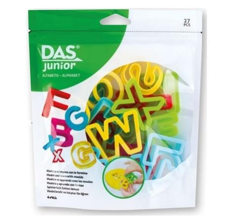 Busta 26 formine lettere + 1 mattarello