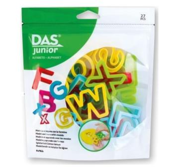 Busta 26 formine lettere + 1 mattarello